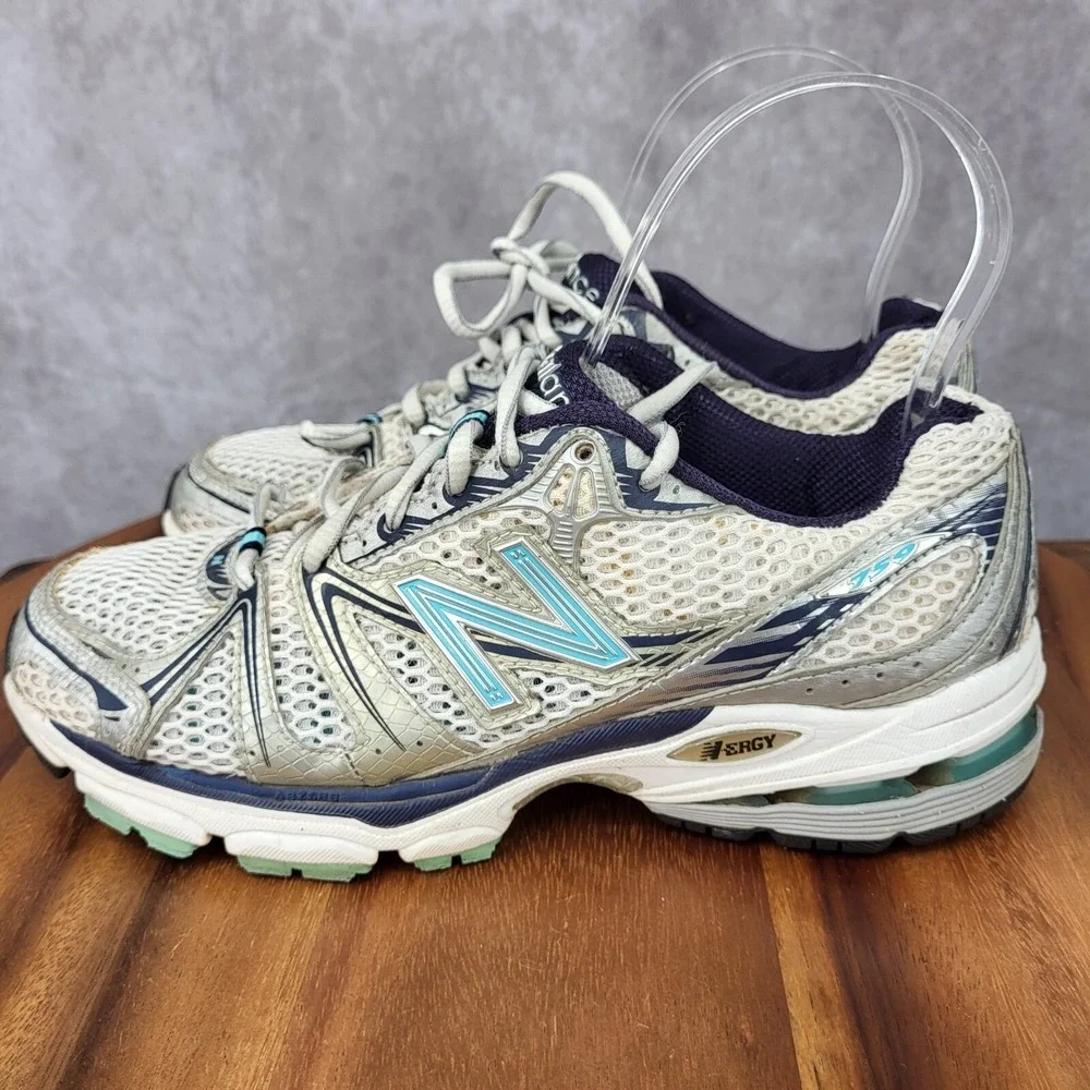 New Balance 759‎ Running Shoes Womens 6 B Silver Blue Sneakers Trainers WR759BN